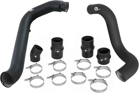 aFe POWER BladeRunner 3 IN Aluminum Hot and Cold Charge Pipe Kit Black - #46-20104-B in Saudi Arabia