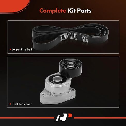 A-Premium Engine Serpentine Belt Drive Kit Compatible with Honda Element 2003-2011 - 2.4L in Saudi Arabia