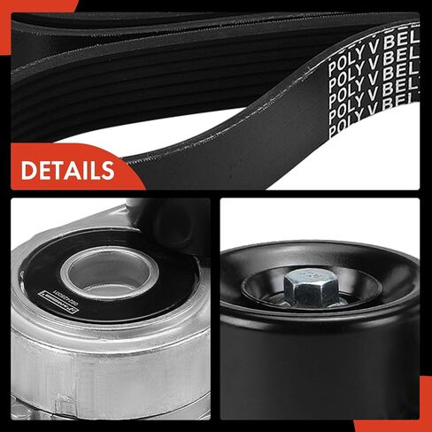 A-Premium Engine Serpentine Belt Drive Kit Compatible with Honda Element 2003-2011 - 2.4L in Saudi Arabia