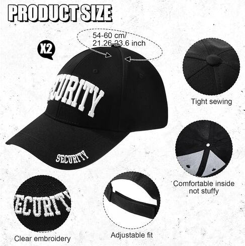 Mepase 10pcs Agent Costume Set Secret Security Service Outfit Kit Includes Security Cap Zipper Tie Black Sunglasses Earpiece and ID Card Badge for Halloween Cosplay Spy in Saudi Arabia
