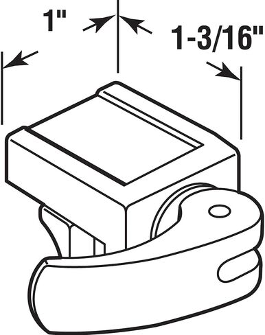 لوحة تقوية للباب والقفل النحاسي U 9540 من Prime-Line لـ 1-3/8 بوصة. أبواب سميكة، تشطيب نحاسي (عبوة واحدة) in Saudi Arabia