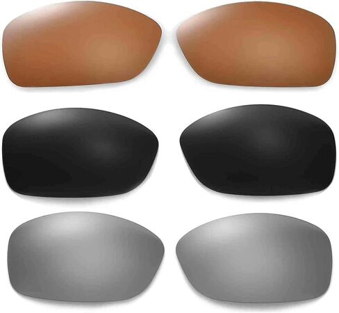 3 Pairs of Polarized Replacement Lenses For Oakley Hijinx Sunglasses in Saudi Arabia