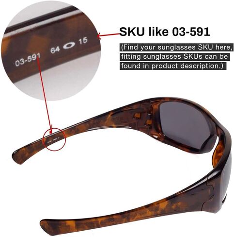 3 Pairs of Polarized Replacement Lenses For Oakley Hijinx Sunglasses in Saudi Arabia
