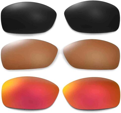 3 Pairs of Polarized Replacement Lenses For Oakley Hijinx Sunglasses in Saudi Arabia