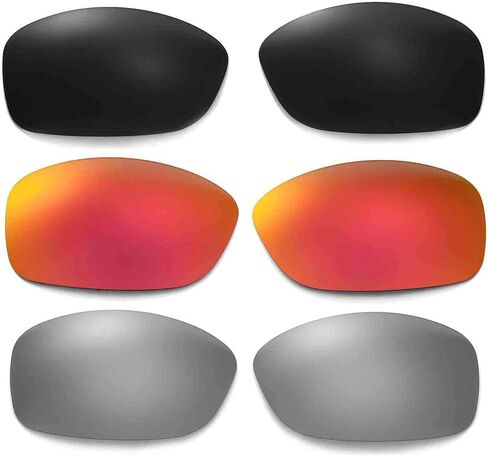 3 Pairs of Polarized Replacement Lenses For Oakley Hijinx Sunglasses in Saudi Arabia