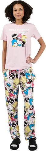 Bioworld Hello Kitty & Friends Group Shot Women's 2-Pack Pajama Set in Saudi Arabia