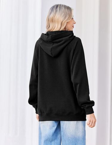 Zeagoo Womens Fleece Hoodies Soft Midweight Casual Hooded Sweatshirts Y2K Fall Winter Pullover Tops Kangaroo Pocket in Saudi Arabia