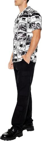 Forever 21 Men's Mid-Rise Cargo Pants in Saudi Arabia