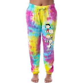 Peanuts Womens' Snoopy Charlie Brown Lucy Van Pelt Linus Van Pelt Sally Brown Characters Sleep Jogger Pajama Pants in Saudi Arabia