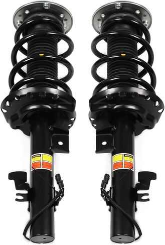 Pair Front Shock Absorber Strut Assembly with Electric Compatible with Range Rover Evoque 2012-2018 Left+Right Suspension Absorber Kit LR024437 LR051481 in Saudi Arabia