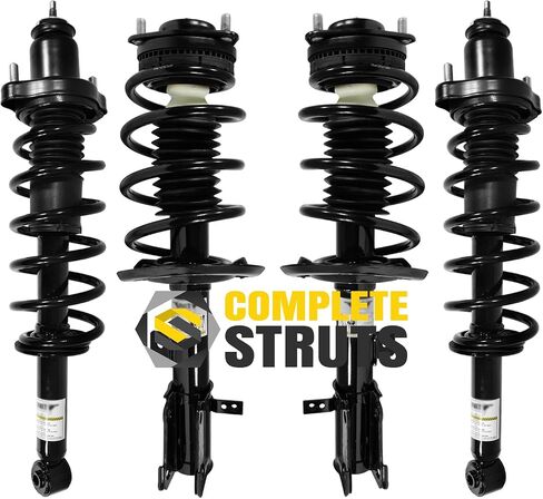 COMPLETESTRUTS - مجموعات دعامات أمامية وخلفية كاملة مع استبدال نوابض لولبية لسيارة دودج أفينجر FWD 2008-2014 - مجموعة من 4 قطع in Saudi Arabia