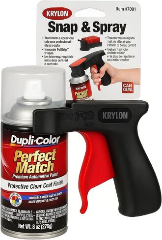 Dupli-Color BCL0125 طبقة علوية شفافة متطابقة تمامًا للسيارات، طبقة شفافة تتضمن مشغل رش قابل لإعادة الاستخدام in Saudi Arabia