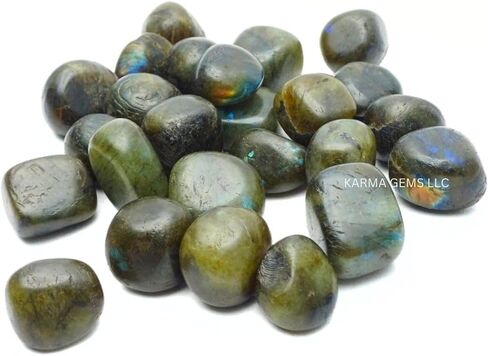 1lb Obsidian Tumbled Stones - Polished Stones for Positive Energy - Crystal Kit for Fresh Mind & Restful Sleep - Healing Stone for Chakra Balancing - Ideal for Gift & Home Decor (15-25 Mm) in Saudi Arabia