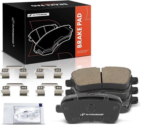 مجموعة وسادات فرامل قرصية سيراميك خلفية A-Premium متوافقة مع مرسيدس بنز CLA45 AMG، GL350/450/550، GLE300d/350/350d/400/43 AMG/450 AMG/550e/63 AMG/63 AMG S، GLS450/550، ML250/350/400/550، 4 أجهزة الكمبيوتر in Saudi Arabia