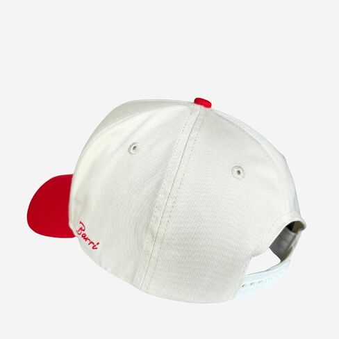 Vintage Country Trucker Hat | Snapback | Western Cute Caps for Cowgirls and Cowboys | Embroidered | Red and Cream Trucker Hat in Saudi Arabia