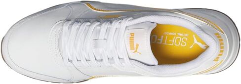 PUMA Mens St Runner V3 Bold Lace Up Sneakers Shoes Casual - White in Saudi Arabia