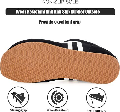 أحذية رياضية كاجوال للرجال بعرض واسع أحذية رياضية عصرية من الجلد الطبيعي برباط للمشي خفيفة الوزن ومريحة وغير قابلة للانزلاق للاستخدام في الهواء الطلق مع نعل داخلي من الإسفنج الذكي in Kuwait