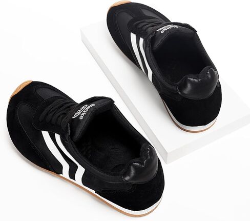 أحذية رياضية كاجوال للرجال بعرض واسع أحذية رياضية عصرية من الجلد الطبيعي برباط للمشي خفيفة الوزن ومريحة وغير قابلة للانزلاق للاستخدام في الهواء الطلق مع نعل داخلي من الإسفنج الذكي in Kuwait