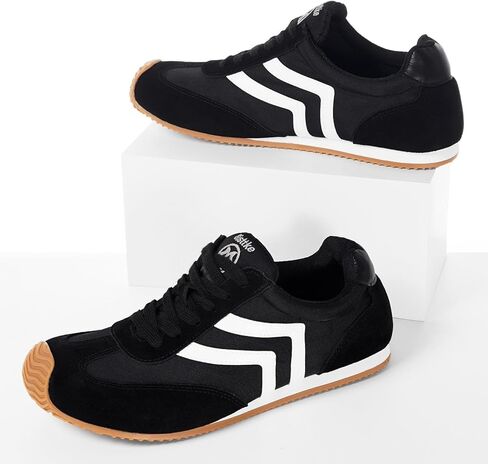 أحذية رياضية كاجوال للرجال بعرض واسع أحذية رياضية عصرية من الجلد الطبيعي برباط للمشي خفيفة الوزن ومريحة وغير قابلة للانزلاق للاستخدام في الهواء الطلق مع نعل داخلي من الإسفنج الذكي in Kuwait