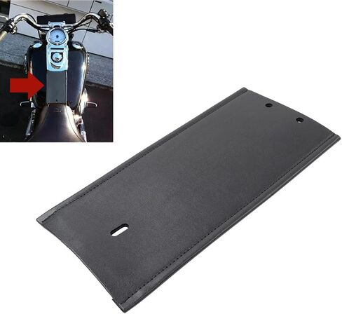 GZYF Black Panel Bib Gas Tanks Fuel Tank Cover for Harley for Softail 2000-2017 (Except FLS 1 Pc in Saudi Arabia