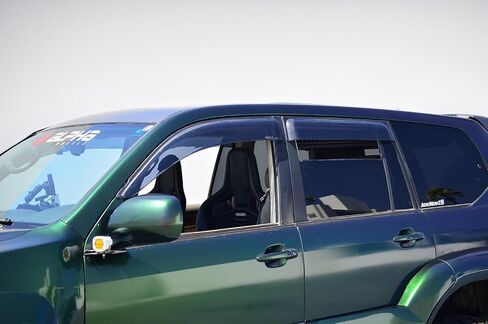 أقنعة نافذة WellVisors منحرفة للرياح متوافقة مع Lexus GX470 2003-2009 Premium Series Rain Guards 3-847LX034 in Saudi Arabia