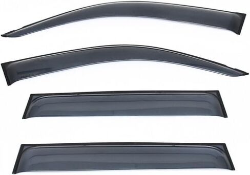 أقنعة نافذة WellVisors منحرفة للرياح متوافقة مع Lexus GX470 2003-2009 Premium Series Rain Guards 3-847LX034 in Saudi Arabia