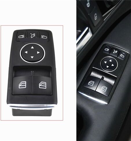 Electric Power Window Switch 1729056800 1729056900 A1729056800 A1729056900 1Pcs(with Fold Button) in Saudi Arabia