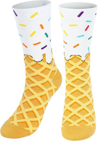 YOYOU Cute Crew Socks for Women, Funny Patterned Novelty Sock in Kuwait
