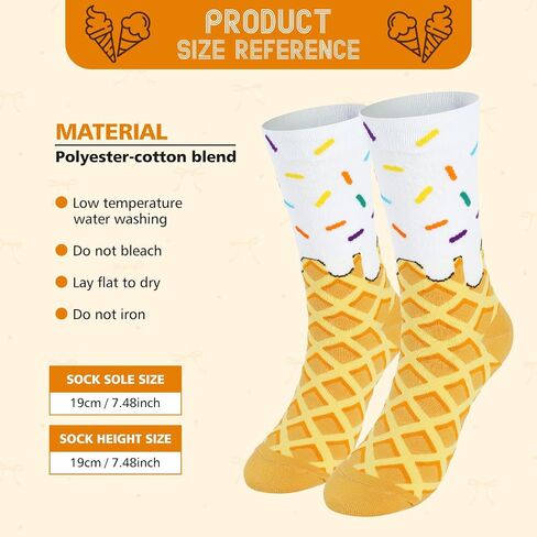 YOYOU Cute Crew Socks for Women, Funny Patterned Novelty Sock in Kuwait