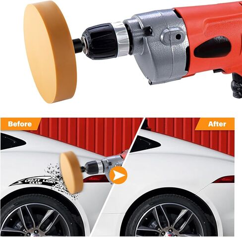Gomake Decal Remover Eraser Wheel Tool Kit with Drill Adapter Vinyl Decal Adhesive Removal Tool with Razor Blade Scraper for Removing Pinstripes, Stickers, Adhesive Vinyl Decals from Cars in Saudi Arabia