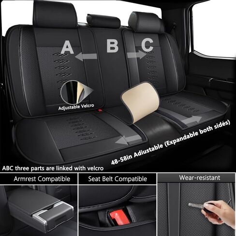 Front Seat Covers for Subaru Outback 2000-2024 2025,Leather Car Seat Covers,Soft Interior Accessories Seat Cushion Cover,Waterproof Automobile Seat Protectors for Outback(Black,Deluxe) in Saudi Arabia
