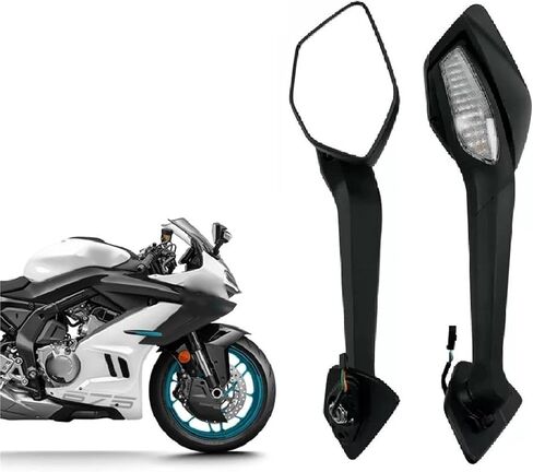 دراجة نارية المقود مرآة دراجة نارية مرآة الرؤية الخلفية المرايا الجانبية ل CFMOTO 675SR 675SRR CF650-10(1 Set3) in Kuwait