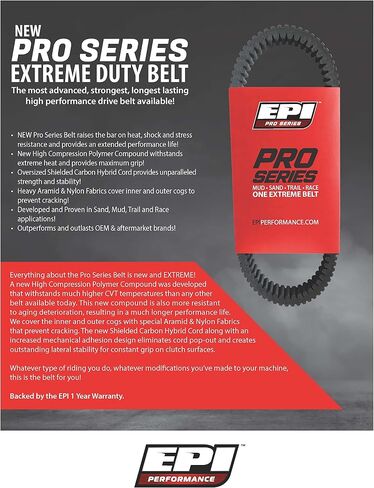 حزام الخدمة القصوى من سلسلة EPI PRO PRO5030 يناسب CANAM OEM 422-280-654/417-300-383 in Saudi Arabia