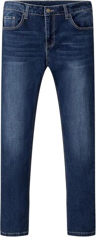 JMIERR Men's Jeans Regular Fit Straight Stretch Classic Casual Denim Pants in Saudi Arabia