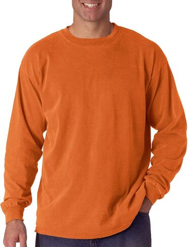 Comfort Colors by Chouinard Long Sleeve T-Shirt, Burnt Orange in Saudi Arabia