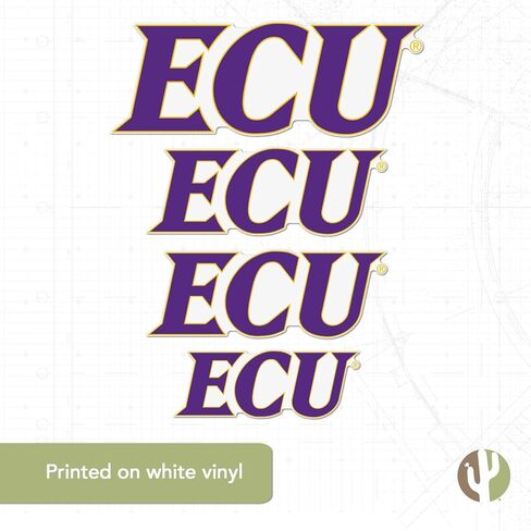 Desert Cactus East Carolina University Pirates ECU Stickers Vinyl Decals Laptop Water Bottle Car Scrapbook 11.39x8.98 Sheet T3 (Type 3-1) in Saudi Arabia