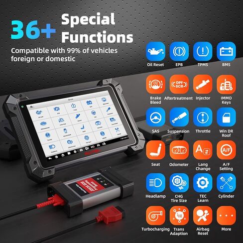 Autel MaxiCOM MK908 Pro II: 2025 J2534 ECU أداة مسح ترميز البرمجة، ترقية MaxiSys MS908S Pro MSElite، نفس البرمجة مثل خدمة MS Ultra MS919 MS909,38+، اختبار نشط، 4+128G، Android 10 in Saudi Arabia