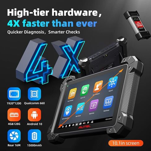 Autel MaxiCOM MK908 Pro II: 2025 J2534 ECU أداة مسح ترميز البرمجة، ترقية MaxiSys MS908S Pro MSElite، نفس البرمجة مثل خدمة MS Ultra MS919 MS909,38+، اختبار نشط، 4+128G، Android 10 in Saudi Arabia