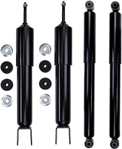 Front Rear Shock Absorbers Struts fit for 4WD Chevy Silverado GMC Sierra 1500 1999 2000 2001 2002 2003 2004 2005 2006/2007 Silverado Sierra 1500 Classic - (NOT for Silverado/Sierra 1500 HD) in Saudi Arabia