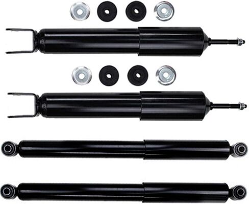 Front Rear Shock Absorbers Struts fit for 4WD Chevy Silverado GMC Sierra 1500 1999 2000 2001 2002 2003 2004 2005 2006/2007 Silverado Sierra 1500 Classic - (NOT for Silverado/Sierra 1500 HD) in Saudi Arabia