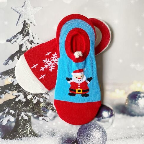 5 Pairs of Women's Cute Cartoon Christmas-Themed Socks for The Autumn And Winter Season Christmas Gifts for Family and Friends in Saudi Arabia