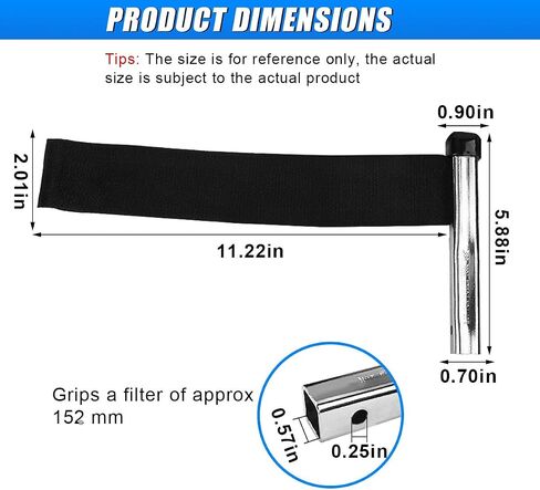 Nylon Strap Oil Filter Wrench, 1/2" Drive Strap Wrench, Heavy Duty Oil Filter Removal Tool, Adjustable Oil Change Tools, No-Slip Removal Tool for Engine Filters, Conduit & Fitting (1PC) in Saudi Arabia