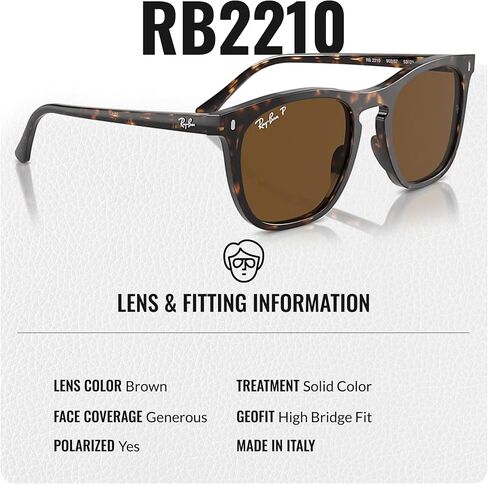 نظارات شمسية Ray-Ban RB2210 مربعة الشكل للرجال والنساء مع مجموعة نظارات RAYBAN الرسمية in Saudi Arabia