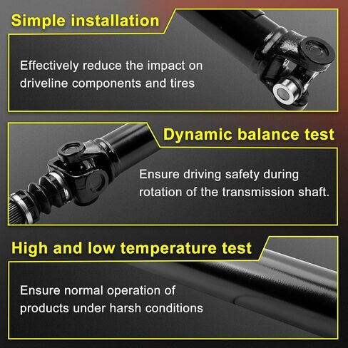 37.48'' Front Drive Shaft FIt for Chevrolet Silverado 1500 99-06 Suburban 1500 Avalanche 1500 Tahoe & GMC Sierra 1500 Yukon XL, 4WD, Prop Shaft Driveshaft Assembly OE 15087450 15182095 in Saudi Arabia