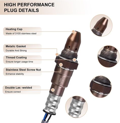 Oxygen Sensor Upstream 234-9161 O2 Sensor Fits for Toyota Avalon 2019-2022 Camry 2018-2023 Sienna 2016-2020 Highlander 2017-2019, for Lexus ES350 2015-2023 RX350 RX450H 2016-2022 2.7 3.5L in Saudi Arabia
