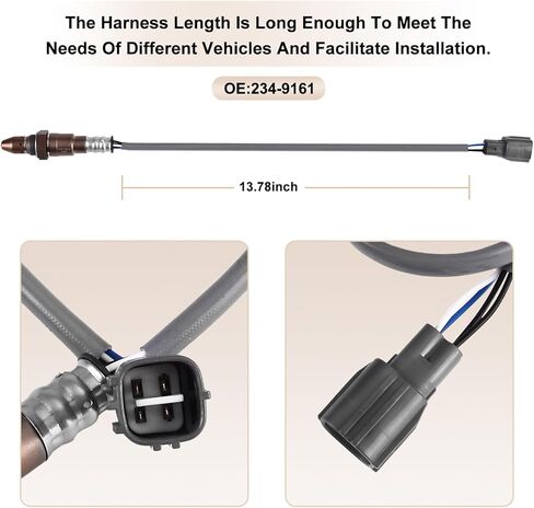 Oxygen Sensor Upstream 234-9161 O2 Sensor Fits for Toyota Avalon 2019-2022 Camry 2018-2023 Sienna 2016-2020 Highlander 2017-2019, for Lexus ES350 2015-2023 RX350 RX450H 2016-2022 2.7 3.5L in Saudi Arabia
