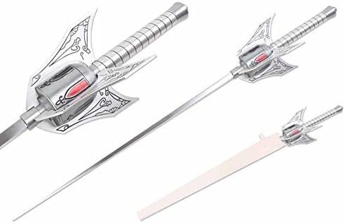 44 "RWBY أنيمي فايس شني السيف Myrtenaster Rapier الأبيض Roudel الصلب تأثيري in Saudi Arabia
