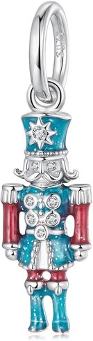 Nutcracker Pendant Charm 925 Sterling Silver Charm Fits For Pandora Bracelet, Gift Box Packaging in Saudi Arabia