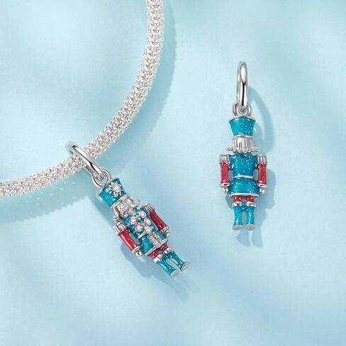 Nutcracker Pendant Charm 925 Sterling Silver Charm Fits For Pandora Bracelet, Gift Box Packaging in Saudi Arabia
