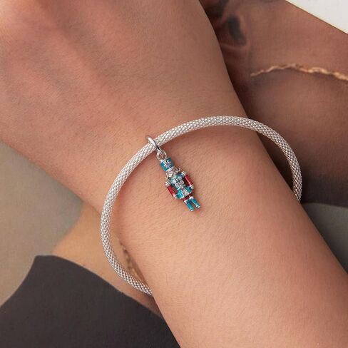 Nutcracker Pendant Charm 925 Sterling Silver Charm Fits For Pandora Bracelet, Gift Box Packaging in Saudi Arabia